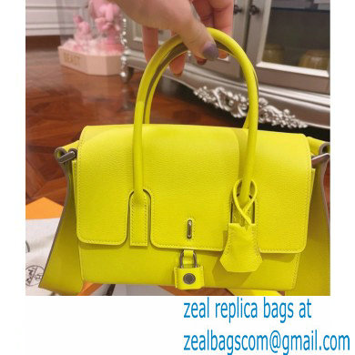 HERMES NEW DRAG 22 BAG LEMON YELLOW IN EVERCOLOR LEATHER 2023(HANDMADE) - Click Image to Close