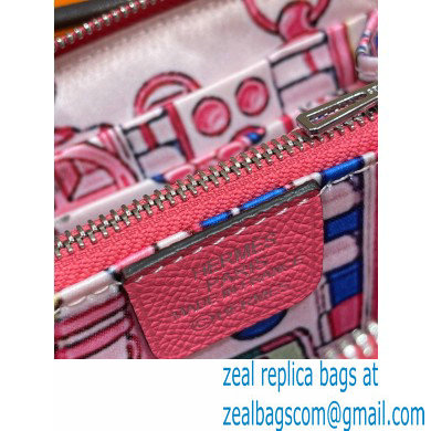 HERMES SILK'IN COMPACT WALLET IN ORIGINAL EPSOM LEATHER FUCHSIA 2023 - Click Image to Close