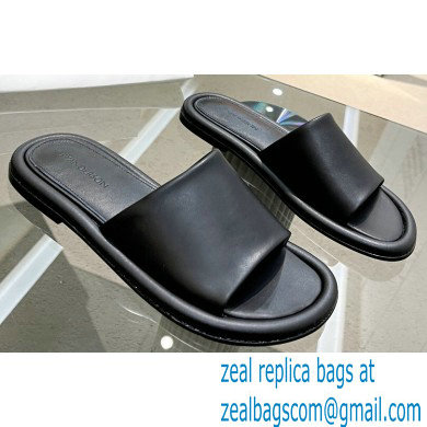 JW Anderson Bumper-tube Leather Slides Black 2023 - Click Image to Close