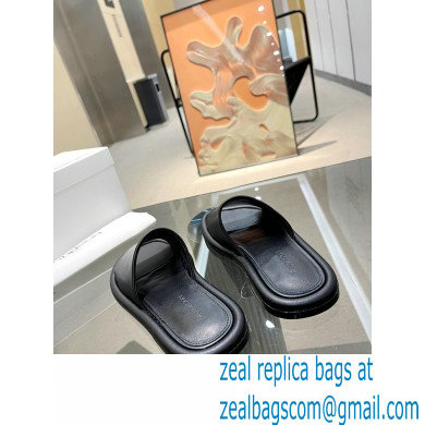 JW Anderson Bumper-tube Leather Slides Black 2023