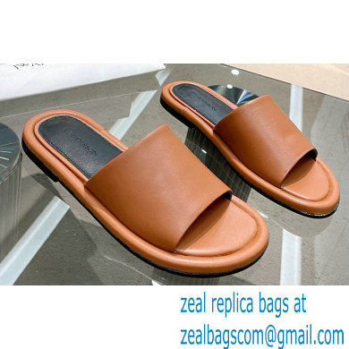 JW Anderson Bumper-tube Leather Slides Brown 2023 - Click Image to Close