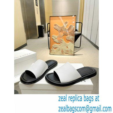 JW Anderson Bumper-tube Leather Slides White 2023