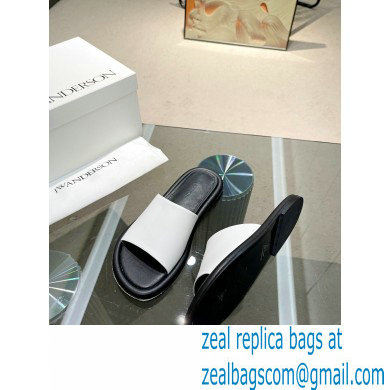 JW Anderson Bumper-tube Leather Slides White 2023 - Click Image to Close