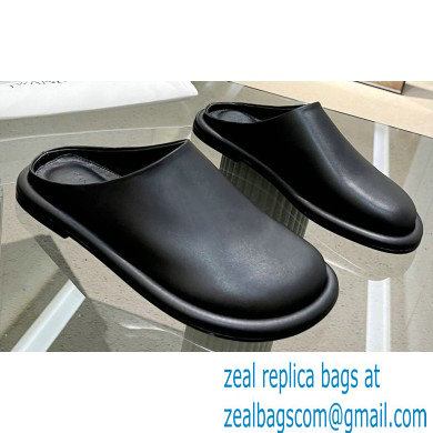 JW Anderson Bumper-tube Leather Slippers Black 2023