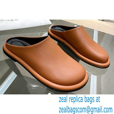 JW Anderson Bumper-tube Leather Slippers Brown 2023 - Click Image to Close