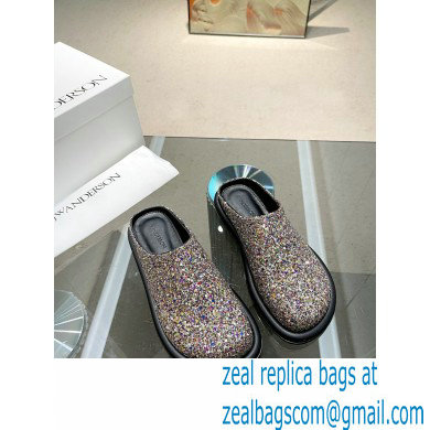 JW Anderson Bumper-tube Leather Slippers Glitter 02 2023