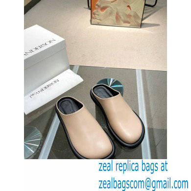 JW Anderson Bumper-tube Leather Slippers Gray 2023 - Click Image to Close