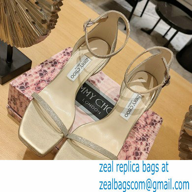 Jimmy Choo Alva 120 embellished leather sandals 2023