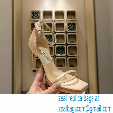 Jimmy Choo Alva 120 satin sandals pink 2023 - Click Image to Close