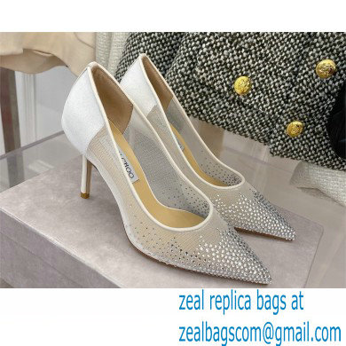 Jimmy Choo Love 85 crystal-embellished pumps 2023