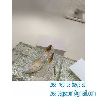 Jimmy Choo Love 85 glitter-tulle pumps 2023 - Click Image to Close
