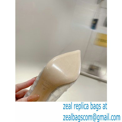 Jimmy Choo Love 85 glitter-tulle pumps 2023