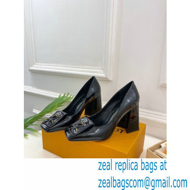 Louis Vuitton Heel 8.5cm Shake Pumps in Patent calf leather Black 2023 - Click Image to Close