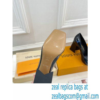 Louis Vuitton Heel 8.5cm Shake Pumps in Patent calf leather Black 2023