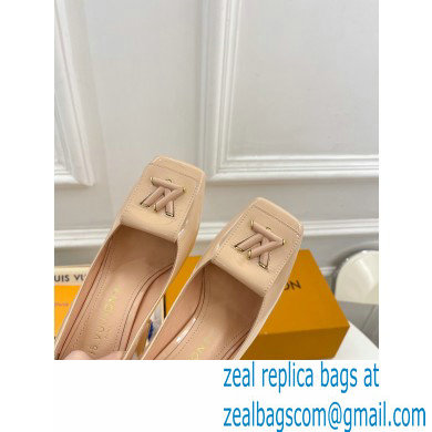 Louis Vuitton Heel 8.5cm Shake Pumps in Patent calf leather Nude 2023