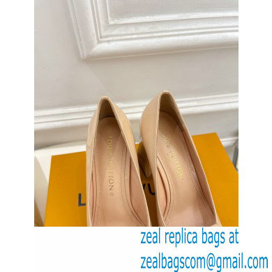 Louis Vuitton Heel 8.5cm Shake Pumps in Patent calf leather Nude 2023