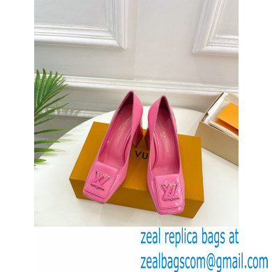 Louis Vuitton Heel 8.5cm Shake Pumps in Patent calf leather Pink 2023