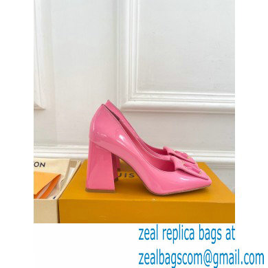 Louis Vuitton Heel 8.5cm Shake Pumps in Patent calf leather Pink 2023