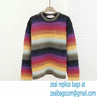 Marni multicolor rainbow sweater spring 2023