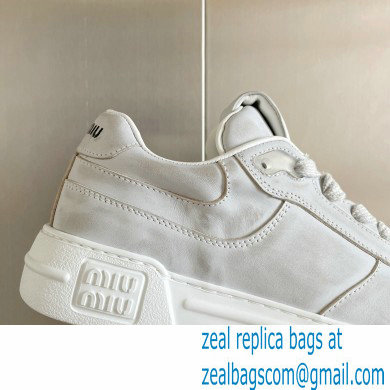 Miu Miu Bleached leather sneakers 01 2023