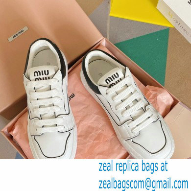 Miu Miu Bleached leather sneakers 02 2023 - Click Image to Close