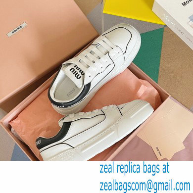 Miu Miu Bleached leather sneakers 02 2023 - Click Image to Close