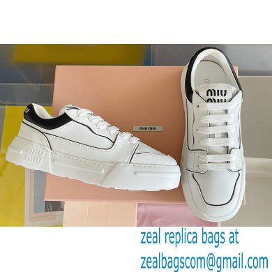 Miu Miu Bleached leather sneakers 02 2023