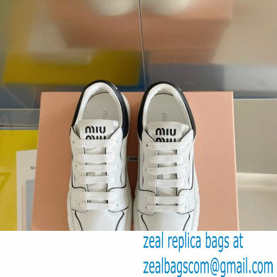 Miu Miu Bleached leather sneakers 02 2023