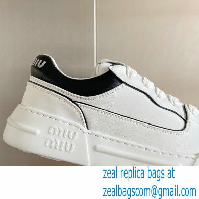 Miu Miu Bleached leather sneakers 02 2023 - Click Image to Close