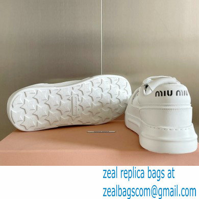 Miu Miu Bleached leather sneakers 03 2023