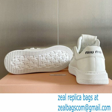 Miu Miu Bleached leather sneakers 04 2023 - Click Image to Close