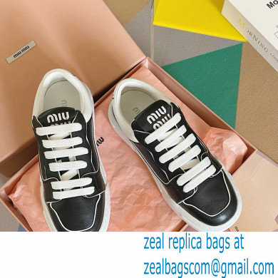 Miu Miu Bleached leather sneakers 05 2023 - Click Image to Close