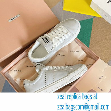 Miu Miu Bleached leather sneakers 06 2023