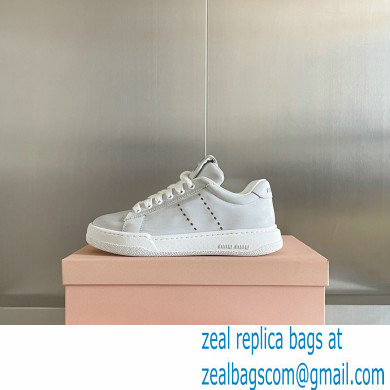 Miu Miu Bleached leather sneakers 06 2023