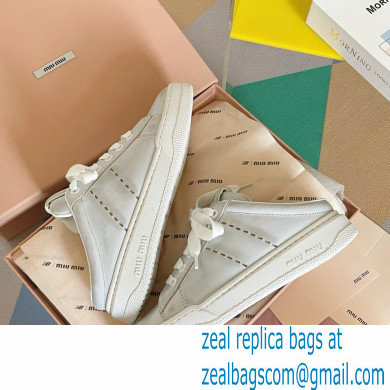 Miu Miu Bleached leather sneakers 07 2023 - Click Image to Close