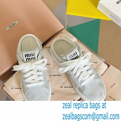 Miu Miu Bleached leather sneakers 07 2023 - Click Image to Close