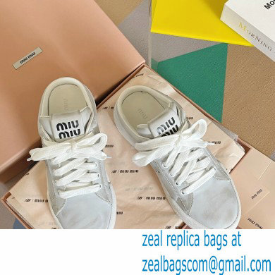 Miu Miu Bleached leather sneakers 07 2023