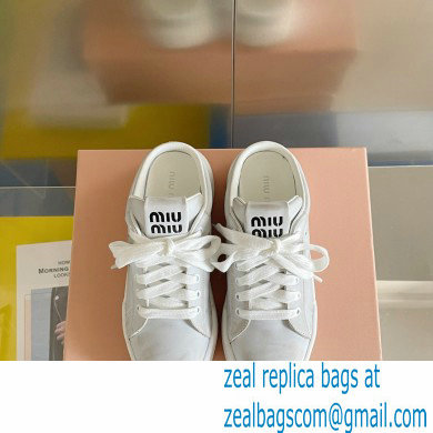Miu Miu Bleached leather sneakers 07 2023 - Click Image to Close