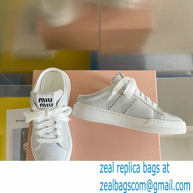 Miu Miu Bleached leather sneakers 07 2023 - Click Image to Close