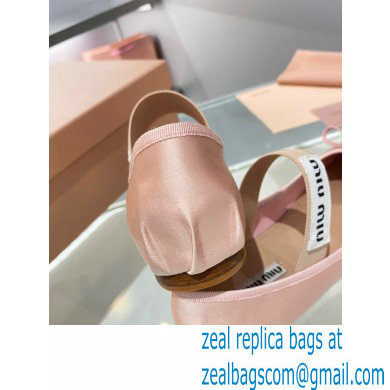 Miu Miu satin Ballerinas orchid pink 2023