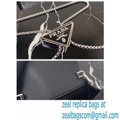 Prada Cardholder with shoulder strap and crystals Bag 1MR024 Black 2022