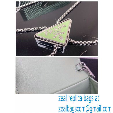 Prada Cardholder with shoulder strap and crystals Bag 1MR024 Green 2022