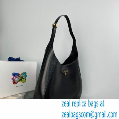 Prada Cleo leather shoulder Bag 1BC181 Black 2023