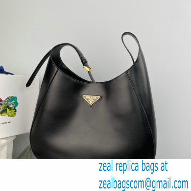 Prada Cleo leather shoulder Bag 1BC181 Black 2023