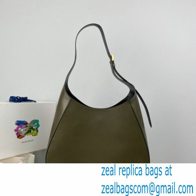 Prada Cleo leather shoulder Bag 1BC181 Dark Green 2023