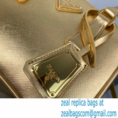 Prada Galleria Saffiano leather Mini bag 1BA906 Gold 2023