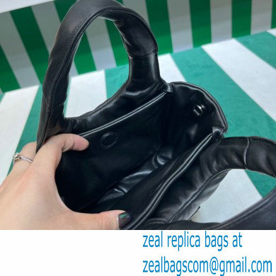 Prada Small padded Soft nappa-leather bag 1BA359 Black 2023