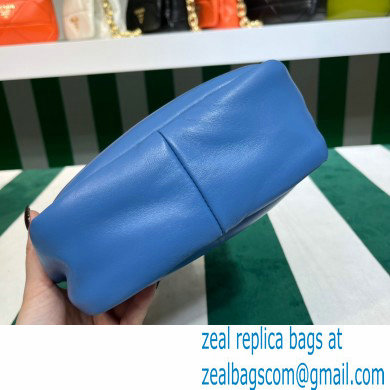 Prada Small padded Soft nappa-leather bag 1BA359 Blue 2023