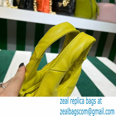 Prada Small padded Soft nappa-leather bag 1BA359 Yellow 2023
