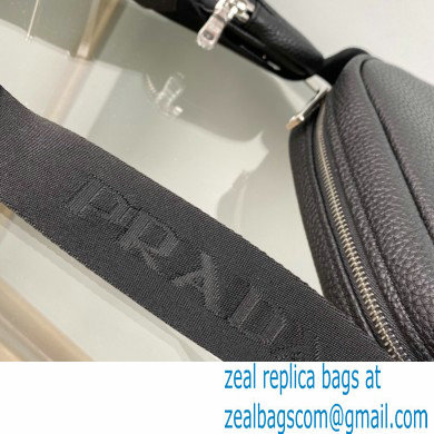 Prada leather shoulder Bag 1BH182 Black 2023